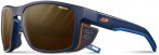 Julbo - Sonnenbrille - Shield Bleu Foncé/Orange Reactiv 2-4 Polarized  - Blau