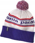 Patagonia - Pompon-Mütze - Powder Town Beanie Park Stripe Viking Blue für Herr
