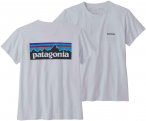 Patagonia - T-Shirt aus recycelter Baumwolle - W's P-6 Logo Responsibili-Tee Whi