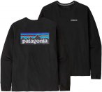 Patagonia - T-Shirt aus recycelter Baumwolle - M's L/S P-6 Logo Responsibili-Tee