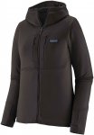 Patagonia - Fleecejacke mit Kapuze - W's R1 Thermal Full-Zip Hoody Black für Da