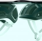 POC - Leichter Fahrradhelm - Ventral Lite Uranium Black/Hydrogen White Matt  - G