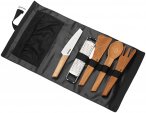 Primus - Küchenutensilien-Set - CampFire Prep Set  aus Holz - schwarz