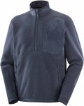 Salomon - Half Zip Fleece - Pullover Chroma Fleece HZ M Blue Nights für Herren 