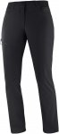 Salomon - Wanderhose - Wayfarer Pants W Deep Black für Damen aus Softshell - Gr