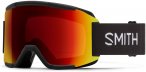 Smith - Skibrille - Squad Black Chromapop Sun Red Mirror  - schwarz