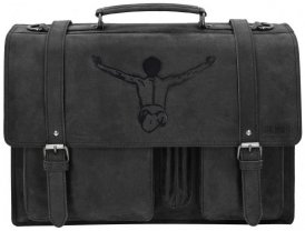 Chiemsee Valencia Aktentasche Leder 42 cm schwarz