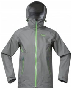Bergans Airojohka Jacket, solid grey/timothy/blue, Größe XL