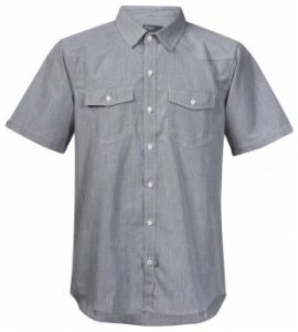 Bergans Justoy Shirt Short Sleeve, solid grey, Größe XL