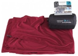 Cocoon Coolmax Travel Blanket, monks red, Größe 180x140cm