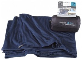 Cocoon Coolmax Travel Blanket, navy, Größe 180x140cm