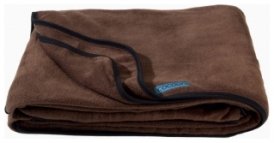 Cocoon Fleece Blanket / Fleecedecke, chocolate brown, Größe 200x160cm