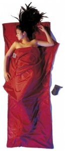 Cocoon TravelSheet Seide Ägyptische Baumwolle, monks red, Größe 220x90cm
