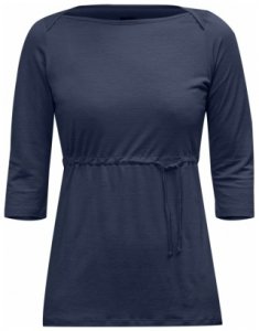 Fjällräven High Coast 3/4 Sleeve Top Women, dark navy, Größe L