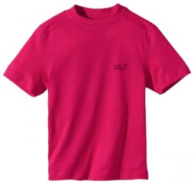 Jack Wolfskin Kids Outline Paw T, orchid, Größe 128