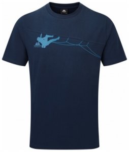 Mountain Equipment Roof Crack Tee, marine, Größe XXL