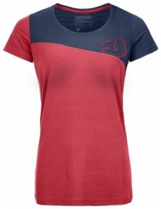 Ortovox Merino Cool Logo T-Shirt Women, hot coral, Größe M