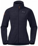 Bergans Hareid Fleece W Jacket NoHood, dark navy melange, Grï¿½ï¿½e S