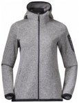 Bergans Kamphaug Knitted Womens Hoodie, chalk sand, Grï¿½ï¿½e XL