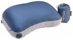 Cocoon Air Core Down Travel Pillow, dark indigo/grey