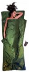 Cocoon TravelSheet Seide, dark olive green, Grï¿½ï¿½e 220x90cm