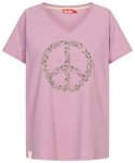 Derbe T-Shirt Peace Women, mauve, Grï¿½ï¿½e M