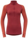 Devold Expedition 235 Woman Zip Neck, beauty/coral, Grï¿½ï¿½e XS