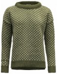 Devold Nordsjo Woman Sweater Crew Neck, olive, Grï¿½ï¿½e L