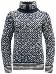 Devold Svalbard Sweater Zip-Neck, night/offwhite, Grï¿½ï¿½e XS