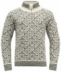 Devold Svalbard Sweater Zip-Neck, off white/anthracite, Grï¿½ï¿½e M