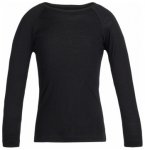 Icebreaker 200 Oasis LS Crewe Kids, black, Grï¿½ï¿½e 9-10 (140 )