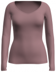 Icebreaker Siren LS Sweetheart Women, chrystal, Grï¿½ï¿½e M