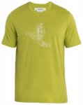 Icebreaker Tech Lite II SS Tee Skiing Yeti, bio lime, Grï¿½ï¿½e XL