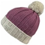 KuSan Ribbed Turn Up Bobble, grey/wine, Grï¿½ï¿½e One size