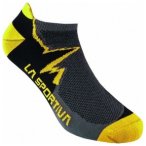 La Sportiva Climbing Socks, carbon/yellow, Grï¿½ï¿½e M