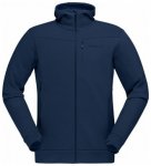 Norrona Falketind Warmwool2 Stretch Zip Hood Men, indigo night, Grï¿½ï¿½e 