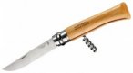 Opinel-Messer mit Korkenzieher, buche