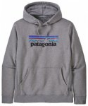 Patagonia Mens P-6 Logo Uprisal Hoody, gravel heather GLH, Grï¿½ï¿½e M