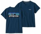 Patagonia Womens P-6 Logo Responsibili-Tee, tidepool blue TIDB, Grï¿½ï¿½e 