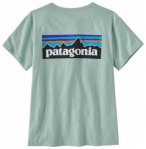 Patagonia Womens P-6 Logo Responsibili-Tee, wispy green WPYG, Grï¿½ï¿½e L