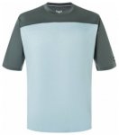 Super.Natural Mens Contrast Tee, cloud blue/urban chic T58, Grï¿½ï¿½e S