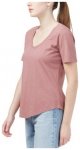 Tentree Womens Natural Dye V-Neck T-Shirt, crushed berry, Grï¿½ï¿½e L