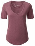Tentree Womens Treeblend V-Neck T-Shirt, crushed berry heather, Grï¿½ï¿½e 