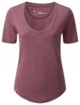Tentree Womens Treeblend V-Neck T-Shirt, crushed berry hthr, Grï¿½ï¿½e S