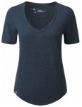 Tentree Womens Treeblend V-Neck T-Shirt, moonlit ocean heather, Grï¿½ï¿½e 
