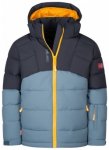 Trollkids Kids Gryllefjord Jacket, black/steel blue/mango, Grï¿½ï¿½e 164
