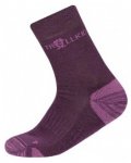 Trollkids Kids Preikestolen Hiking Socks, 2er Set, plum/mauve, Grï¿½ï¿½e 3
