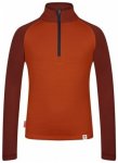 Trollkids Kids Rauland Half Zip, red clay/chestnut/mystic blue, Grï¿½ï¿½e 