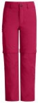 VAUDE Kids Detective Antimos ZO Pants, crimson red, Grï¿½ï¿½e 110/116