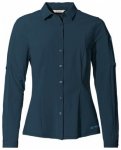 VAUDE Womens Farley Stretch Shirt, dark sea, Grï¿½ï¿½e 42